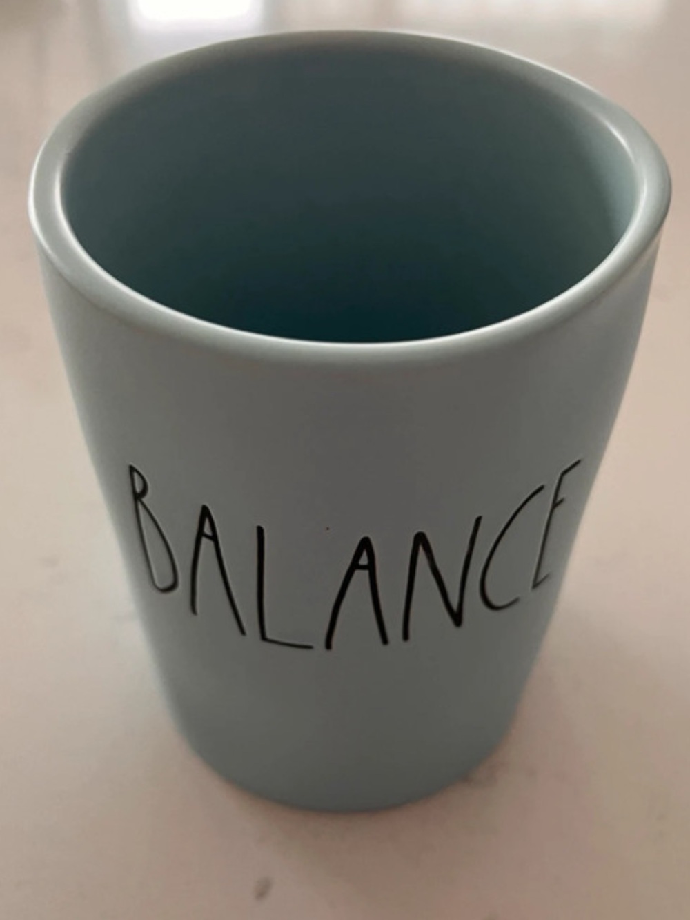 Rae Dunn “Balance” Cup from Candle